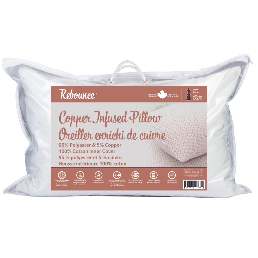 Copper Infused Rebounce Pillow
