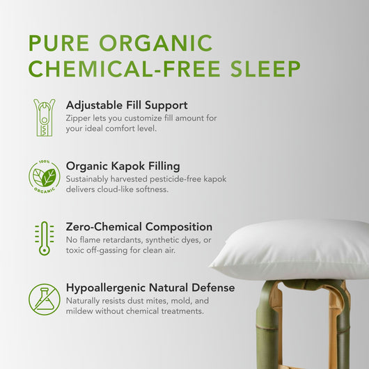 Kapok Pillow - Ecocomfort