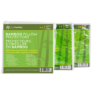 Bamboo Pillow Protector - 2pcs per pack